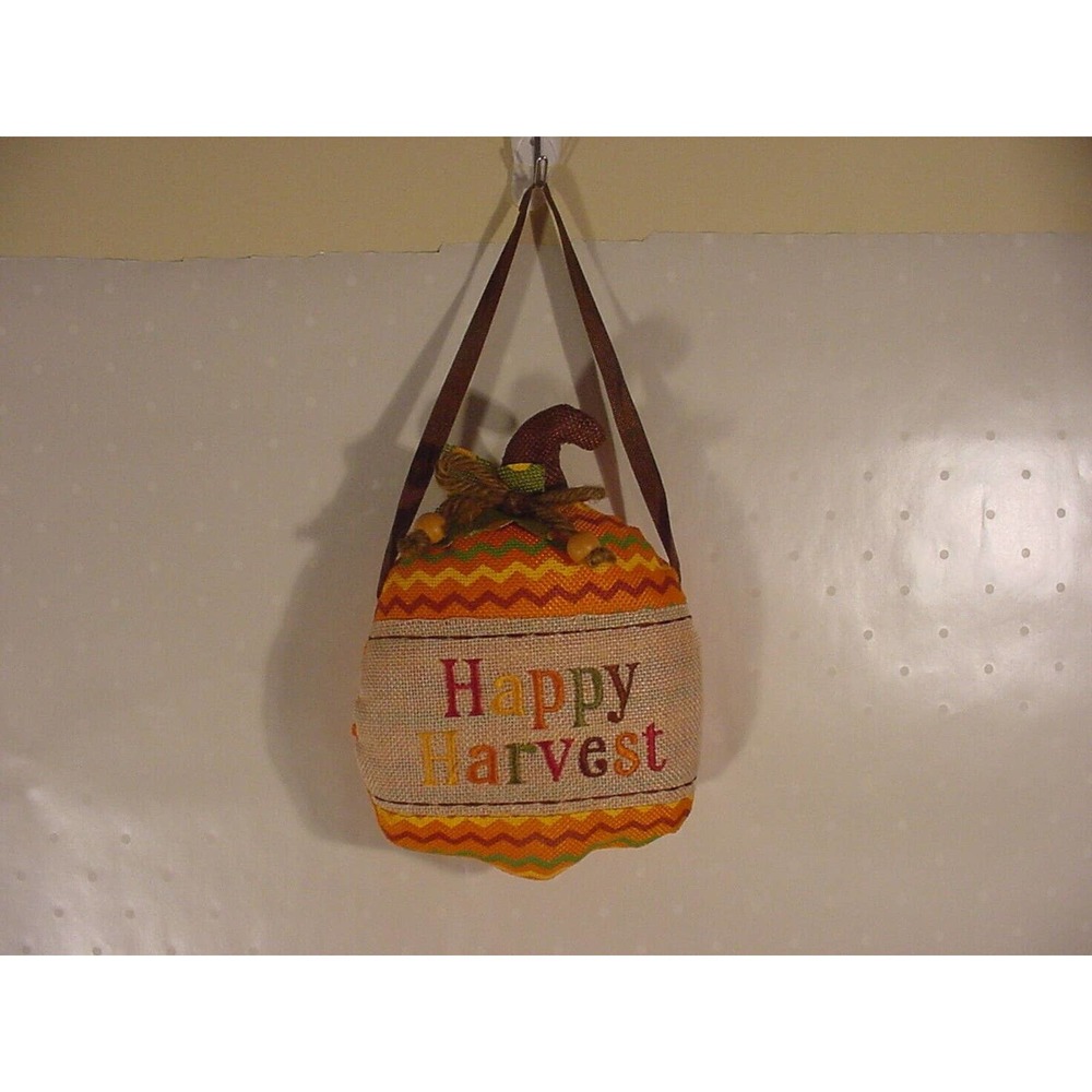 HAPPY HARVEST Decorative Pillow - Autumn - Fall - Thanksgiving - Halloween Deco